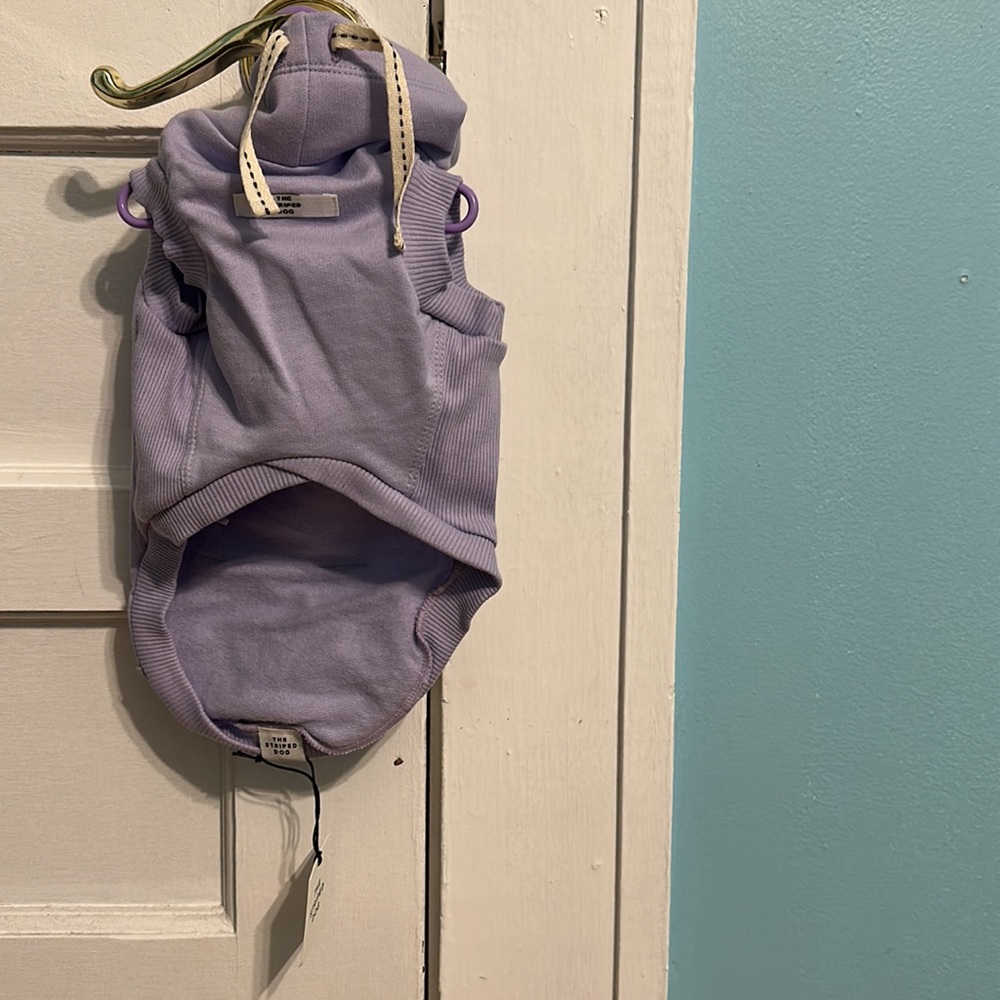 THE STRIPED DOG Lilac Turtleneck Vest MELROSE